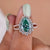 Pear cut moissanite ring, pear cut ring, handmade ring
 Pear cut moissanite ring, pear cut ring, handmade ring