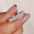 Radiant diamond wedding band with elegant design and sparkling diamonds.
 Radiant diamond wedding band with elegant design and sparkling diamonds.