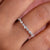 Marquise diamond eternity band with a sleek design.
 Marquise diamond eternity band with a sleek design.