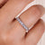 7 stone wedding band with sparkling diamonds for a timeless look.
 7 stone wedding band with sparkling diamonds for a timeless look.