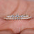 Pave set wedding band with sparkling diamonds.
 Pave set wedding band with sparkling diamonds.