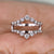 Round diamond wedding band with classic design.
 Round diamond wedding band with classic design.