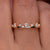 Round diamond band with a sleek and classic design.
 Round diamond band with a sleek and classic design.