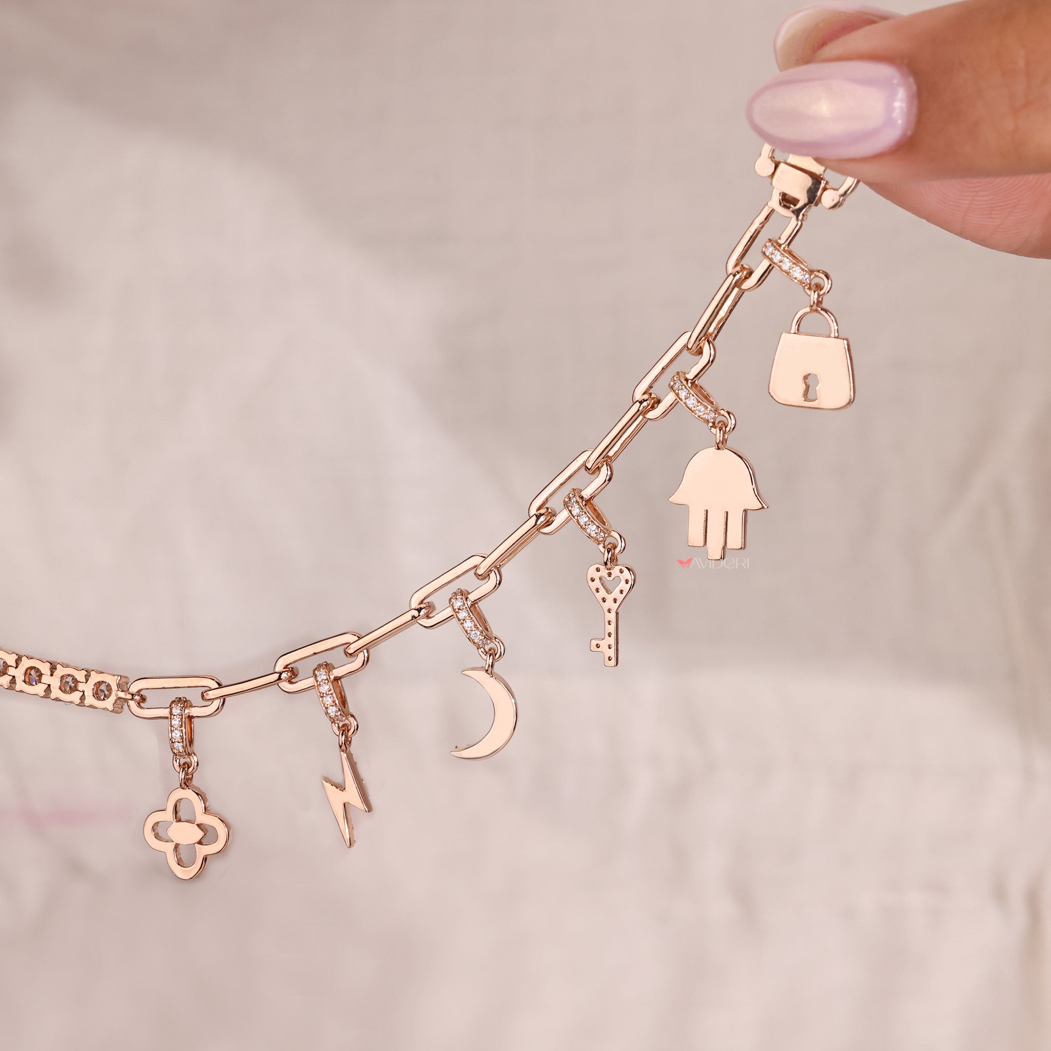 Custom charm bracelet to fit your unique style.