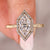 Halo diamond engagement ring combined with yellow gold engagement ring. Halo diamond engagement ring combined with yellow gold engagement ring.