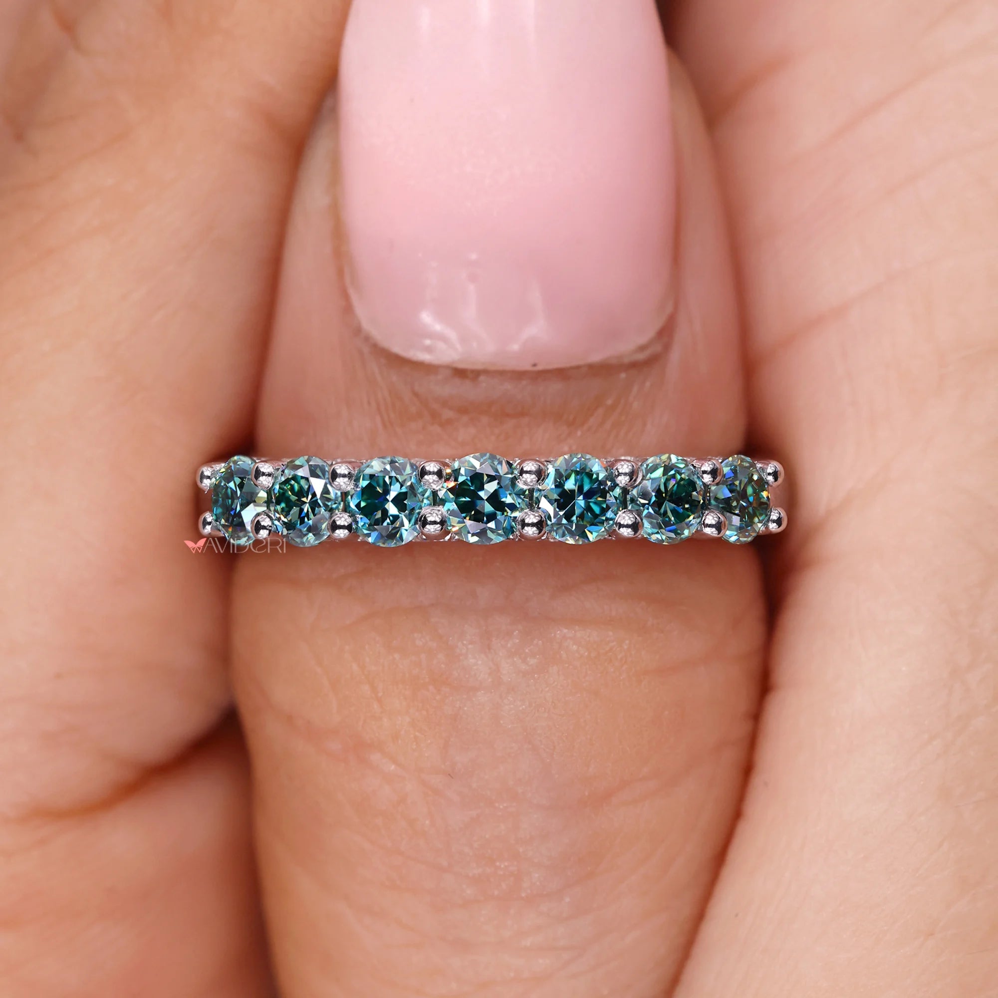 Handmade band with Avideri jewelry.