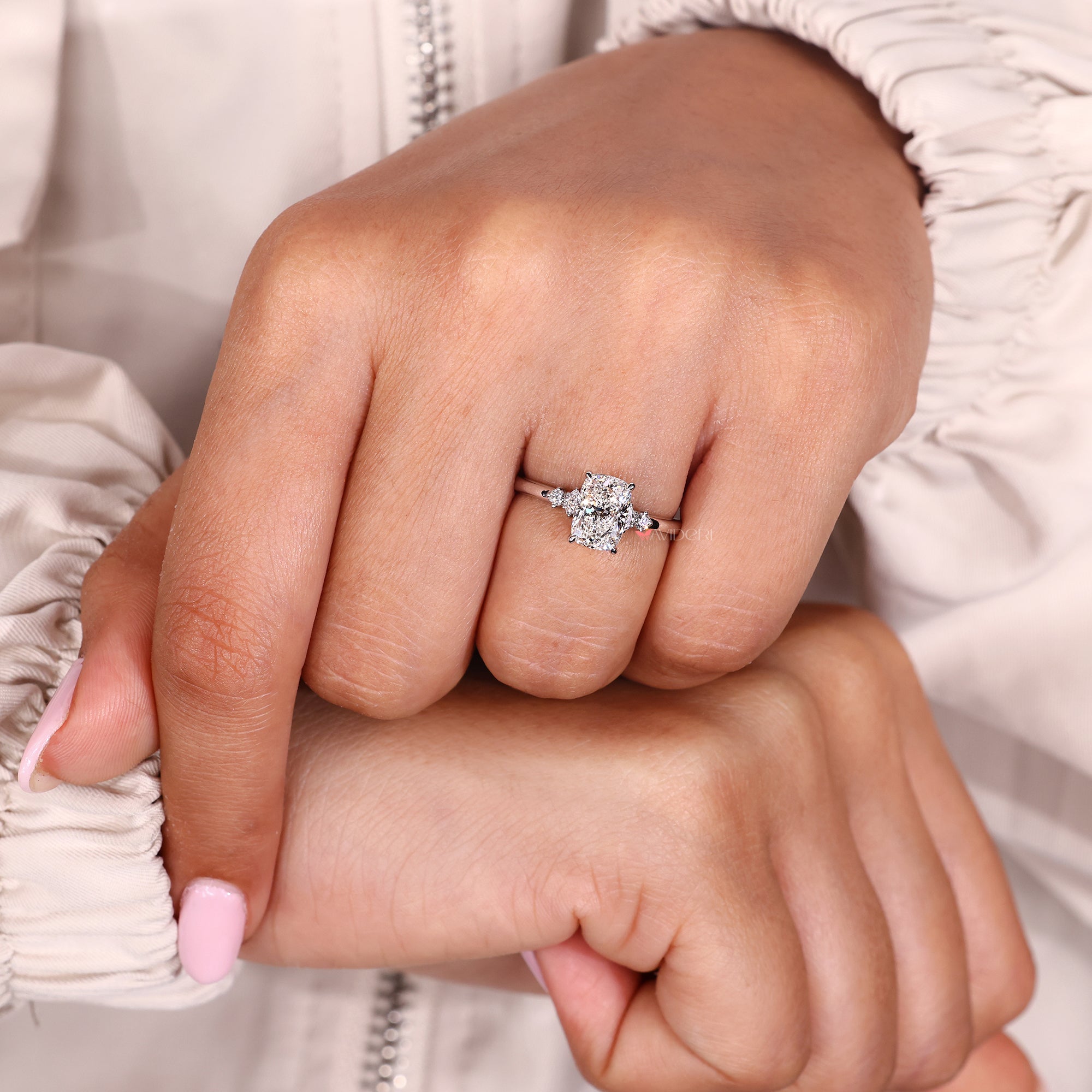 Buy engagement ring in gift for her.