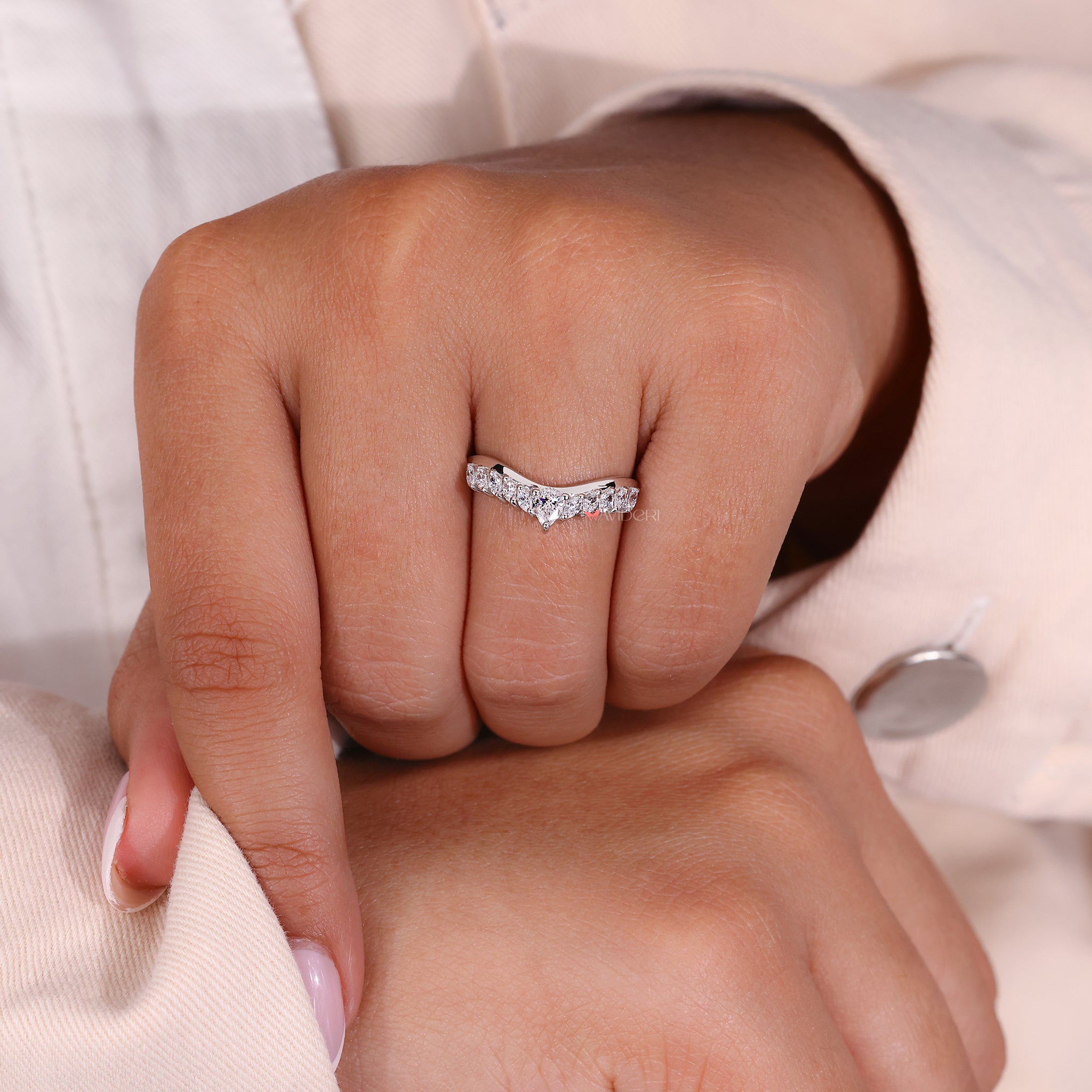 Handmade band crafted with expert attention to detail.