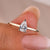 Stunning pear shape diamond ring with exceptional brilliance and elegance.
 Stunning pear shape diamond ring with exceptional brilliance and elegance.
