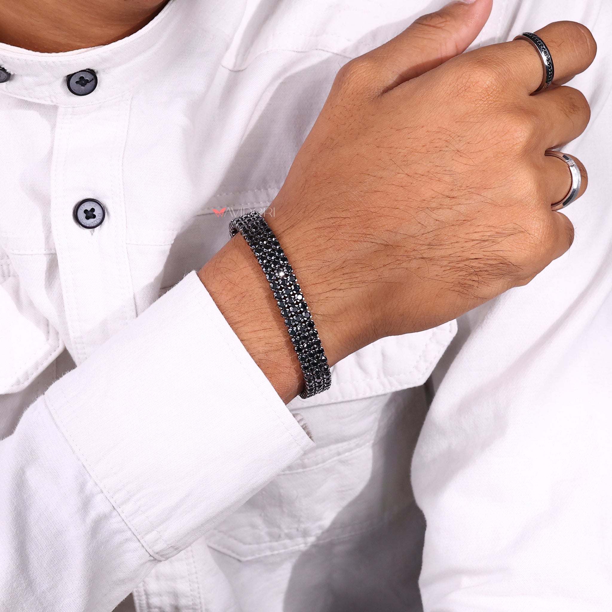 custom bracelets handmade bracelet round moissanite tennis bracelet handmade jewelry