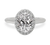 Moissanite Halo Engagement Rings