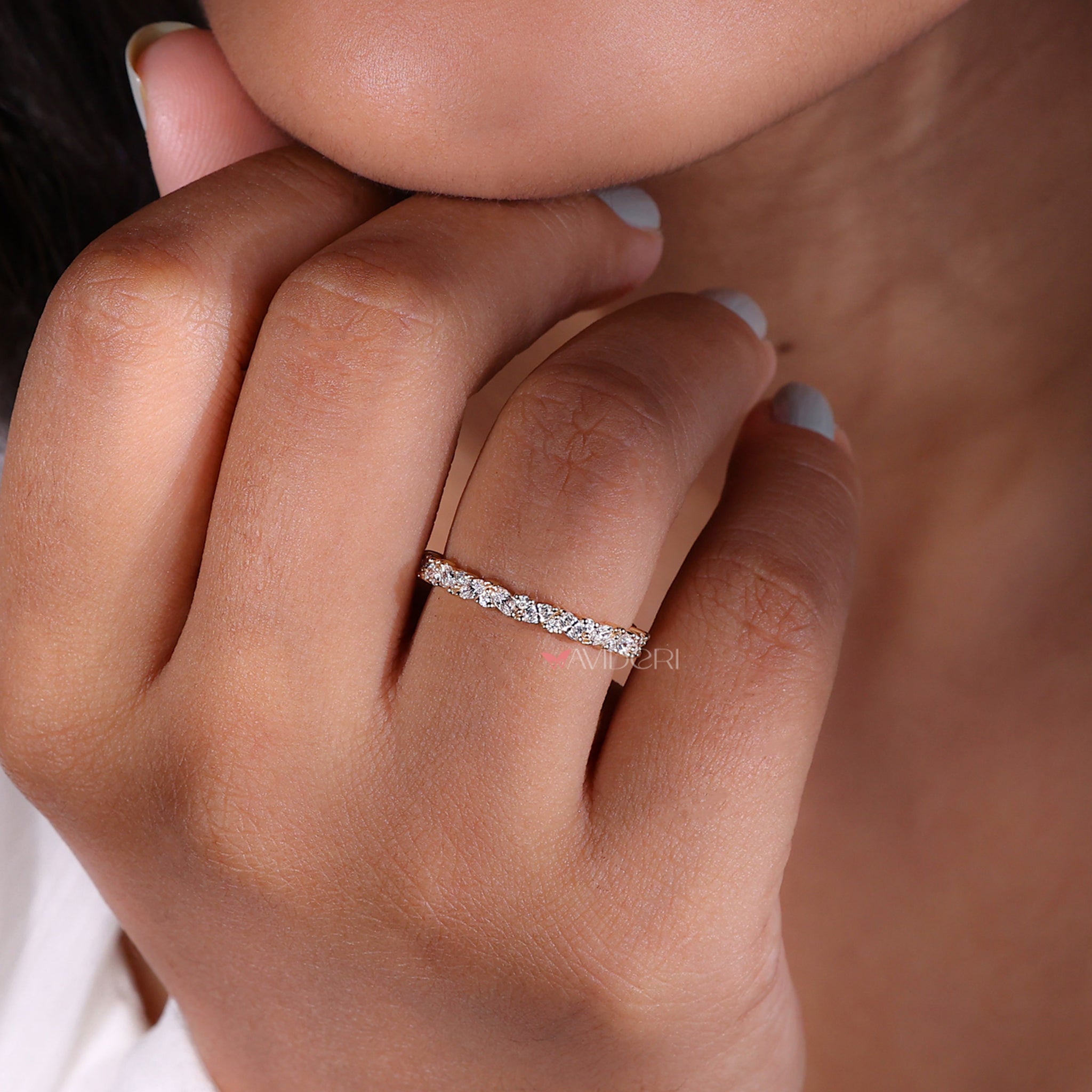 Classic yellow gold wedding band with a smooth finish.