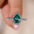 Elegant pear shaped engagement ring with timeless beauty. Elegant pear shaped engagement ring with timeless beauty.