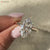 Marquise ring featuring a brilliant Marquise diamond.