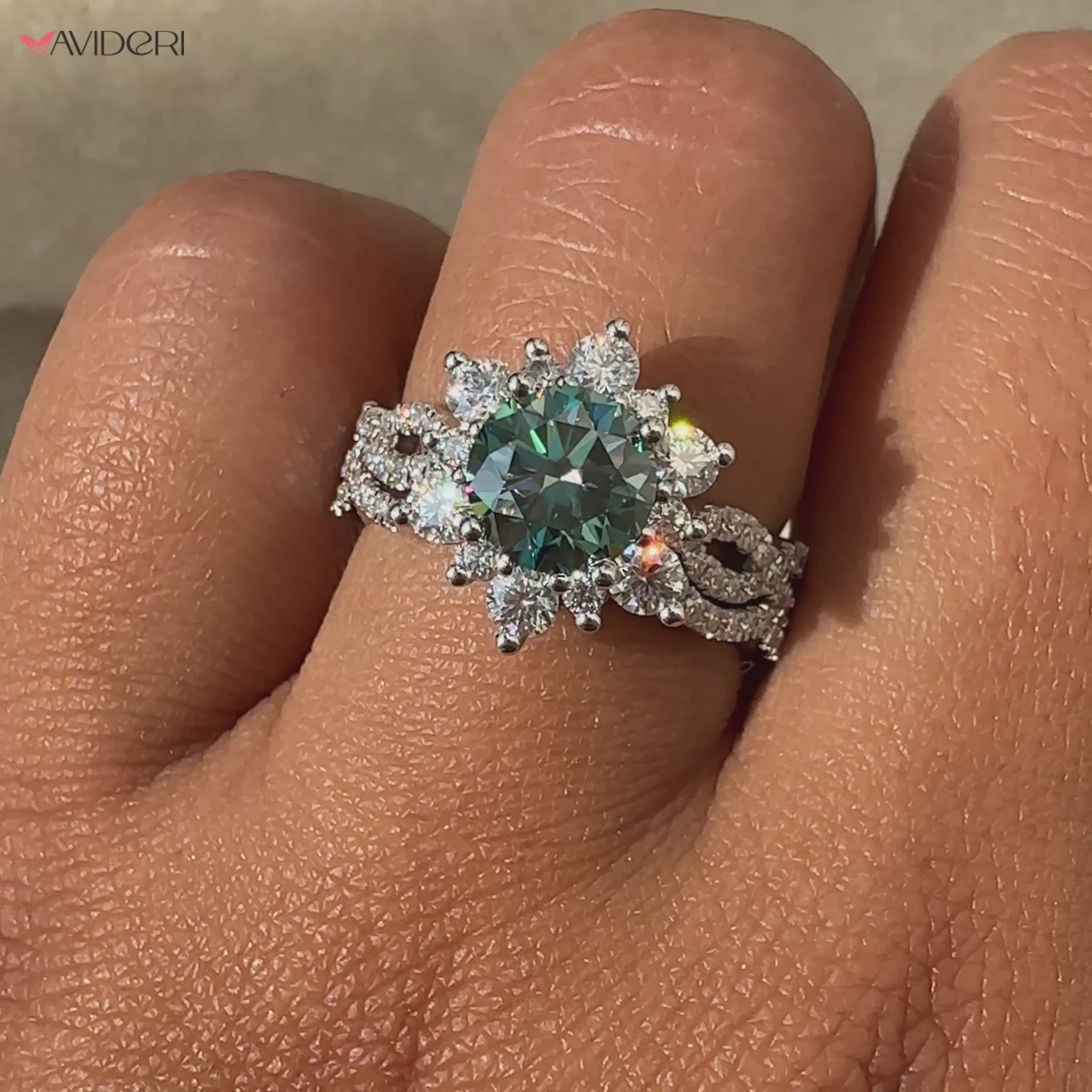 Handmade bridal set shows care in every design detail.