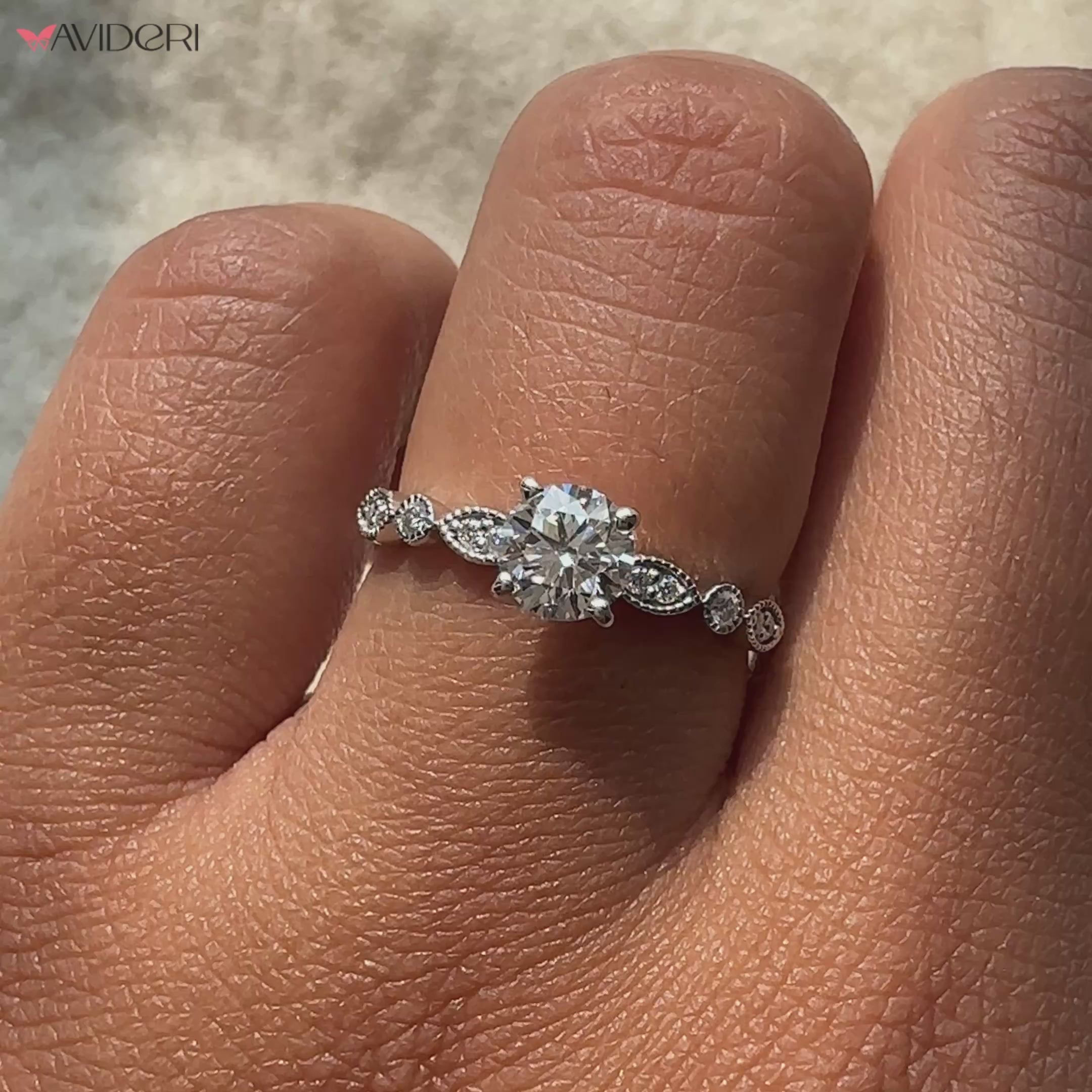 Luxurious white gold jewelry ring designed to make a statement.