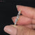 Eternity wedding band with continuous sparkle.