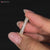 Prong set diamond band showcasing brilliant diamonds.