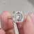 Classic round pave ring with a modern twist