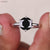 Designer engagement ring with unique features and fine craftsmanship.
