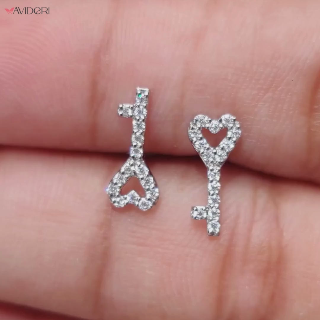 White Gold Earrings, made in classic white gold for a timeless, polished look that suits any occasion.