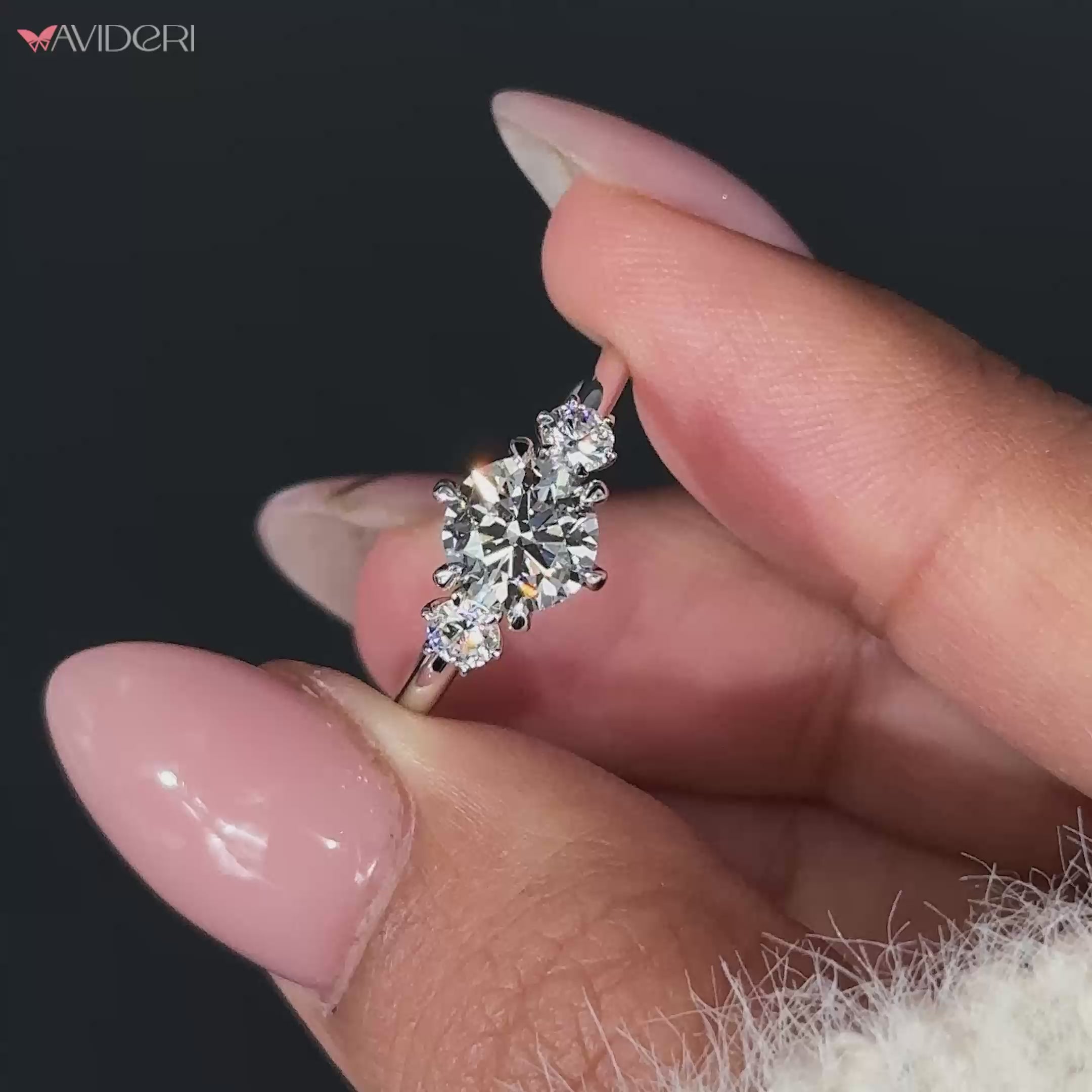 Stunning round cut engagement ring crafted for special moments.