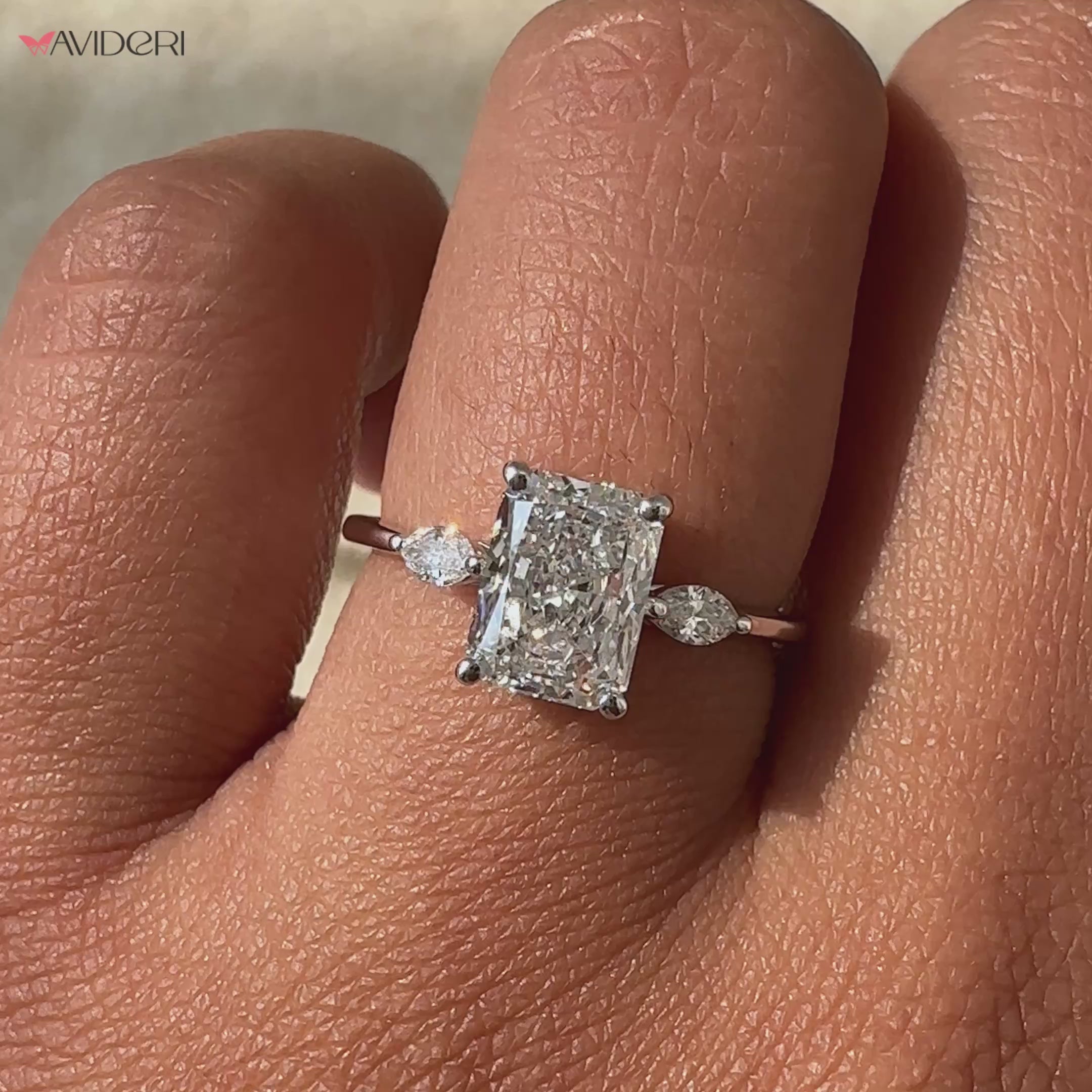 Stunning radiant cut diamond ring for unforgettable moments