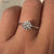 Solitaire ring with a sleek and simple style, crafted to highlight the elegance of the center diamond.