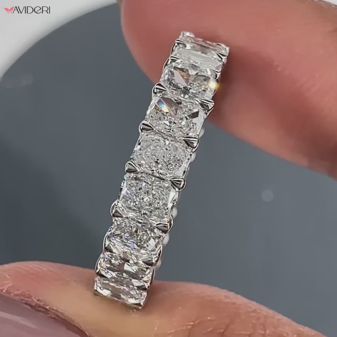 Eternity Wedding Band featuring continuous diamonds for endless brilliance.