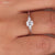A finely crafted 3 stone setting ring designed to showcase balanced beauty.