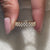 Avidéri moissanite eternity band, handcrafted design.