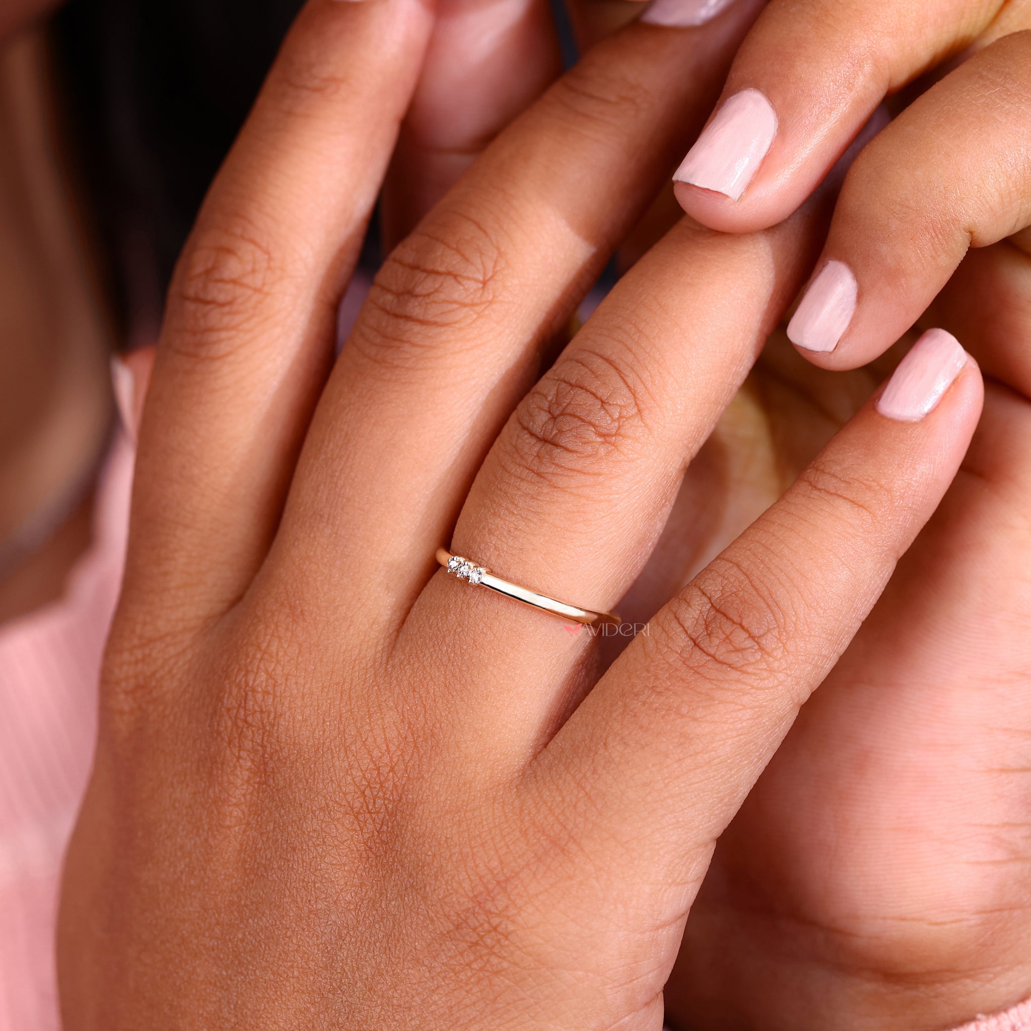 Handmade jewelry with custom diamond arrangements.