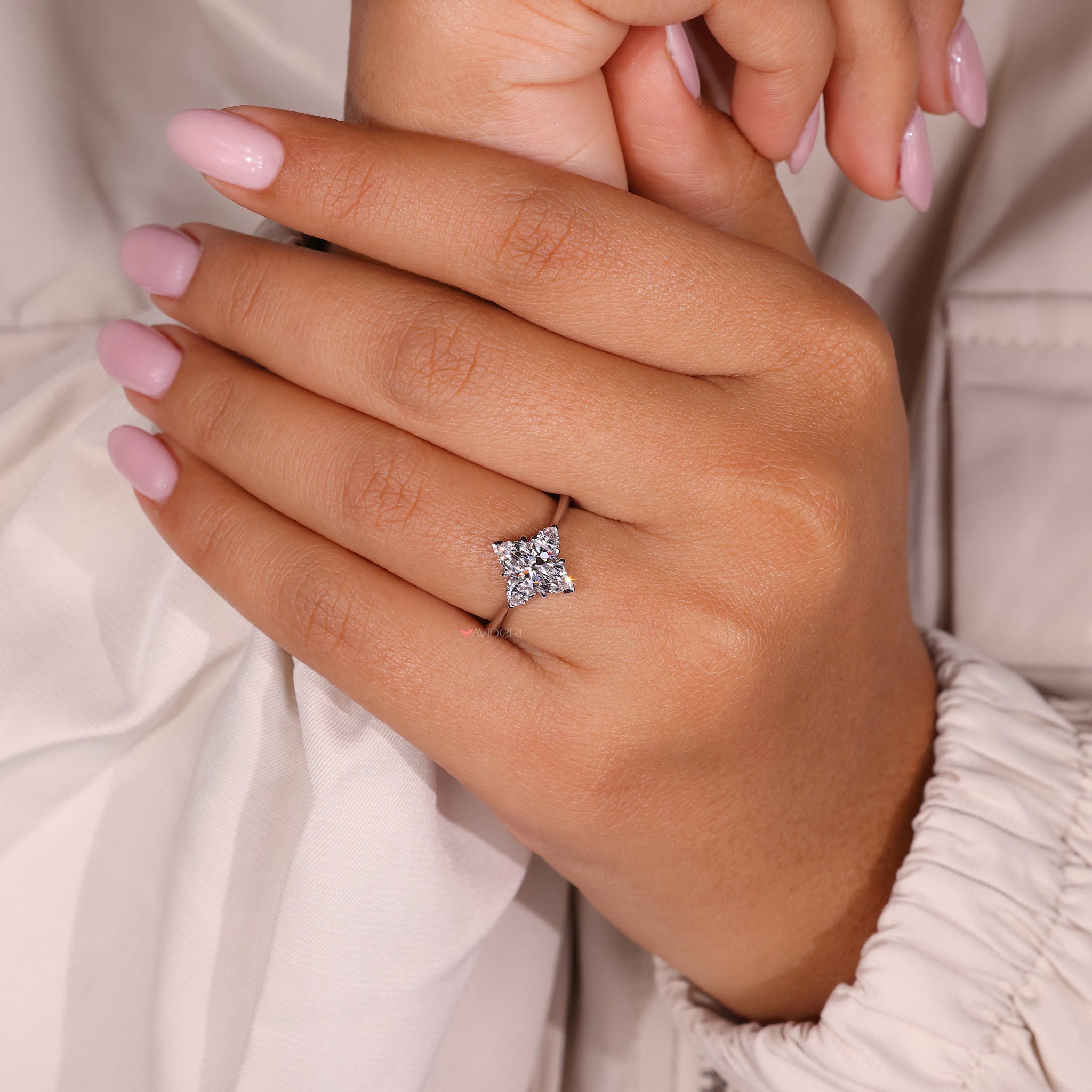 Exquisite marquise cut diamond engagement ring perfect for timeless celebrations.