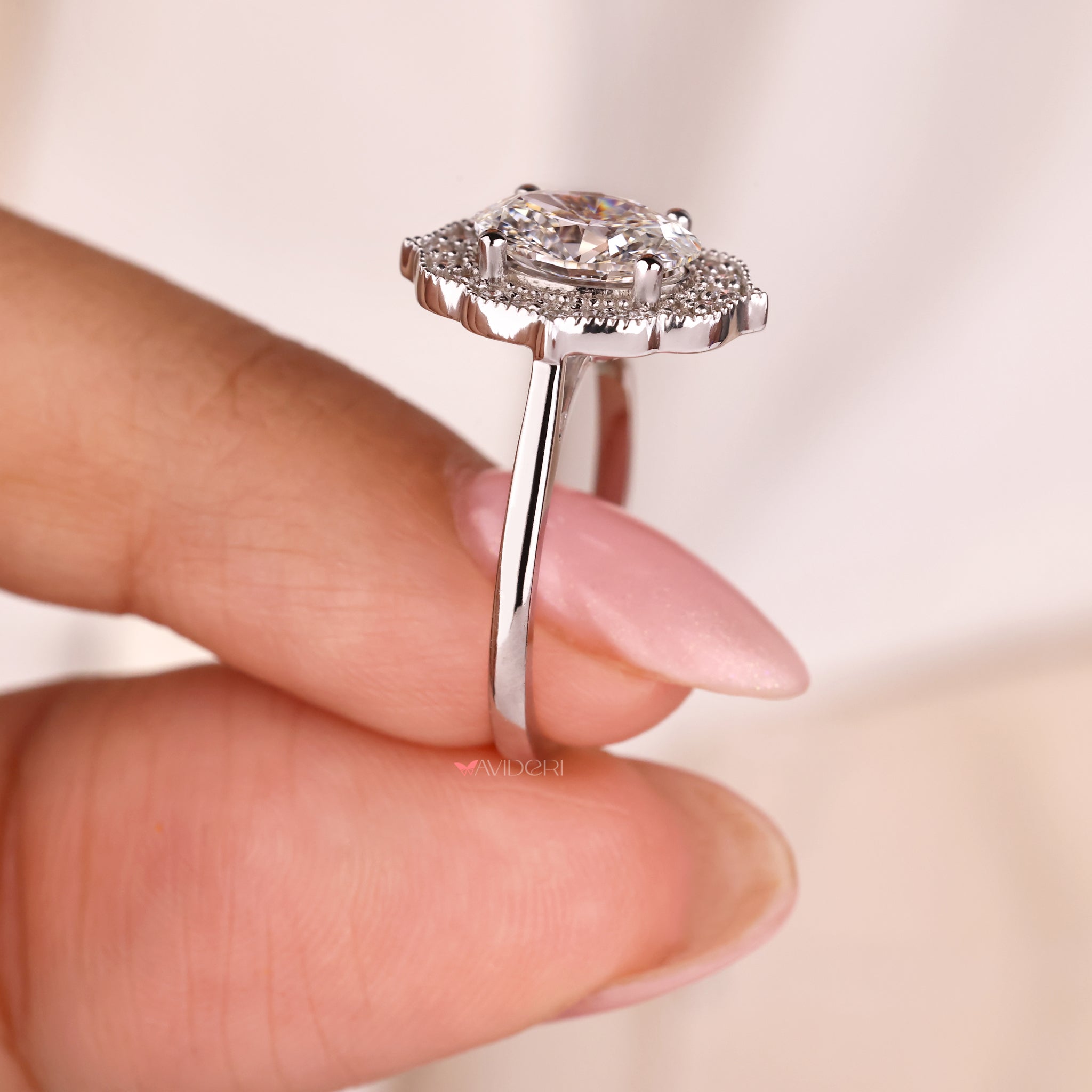 Best engagement ring featuring a round cut diamond and prong setting.