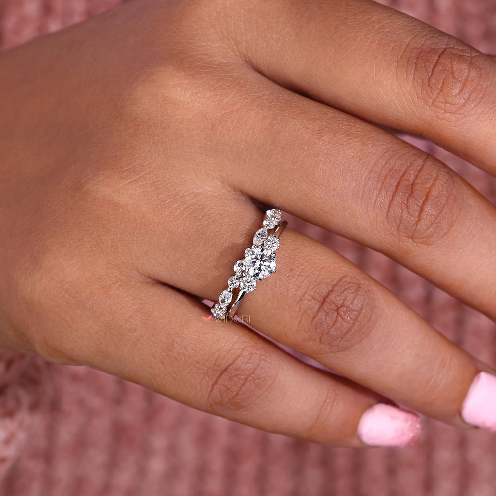 Round diamond eternity band for a perfect finish.
