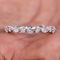 Marquise Eternity Band Shared Prong