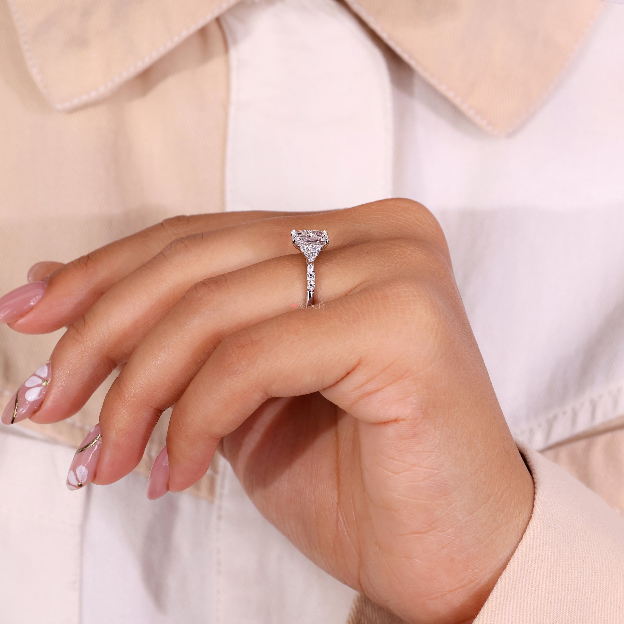 Classic cushion cut ring showcasing a flawless and timeless design.
