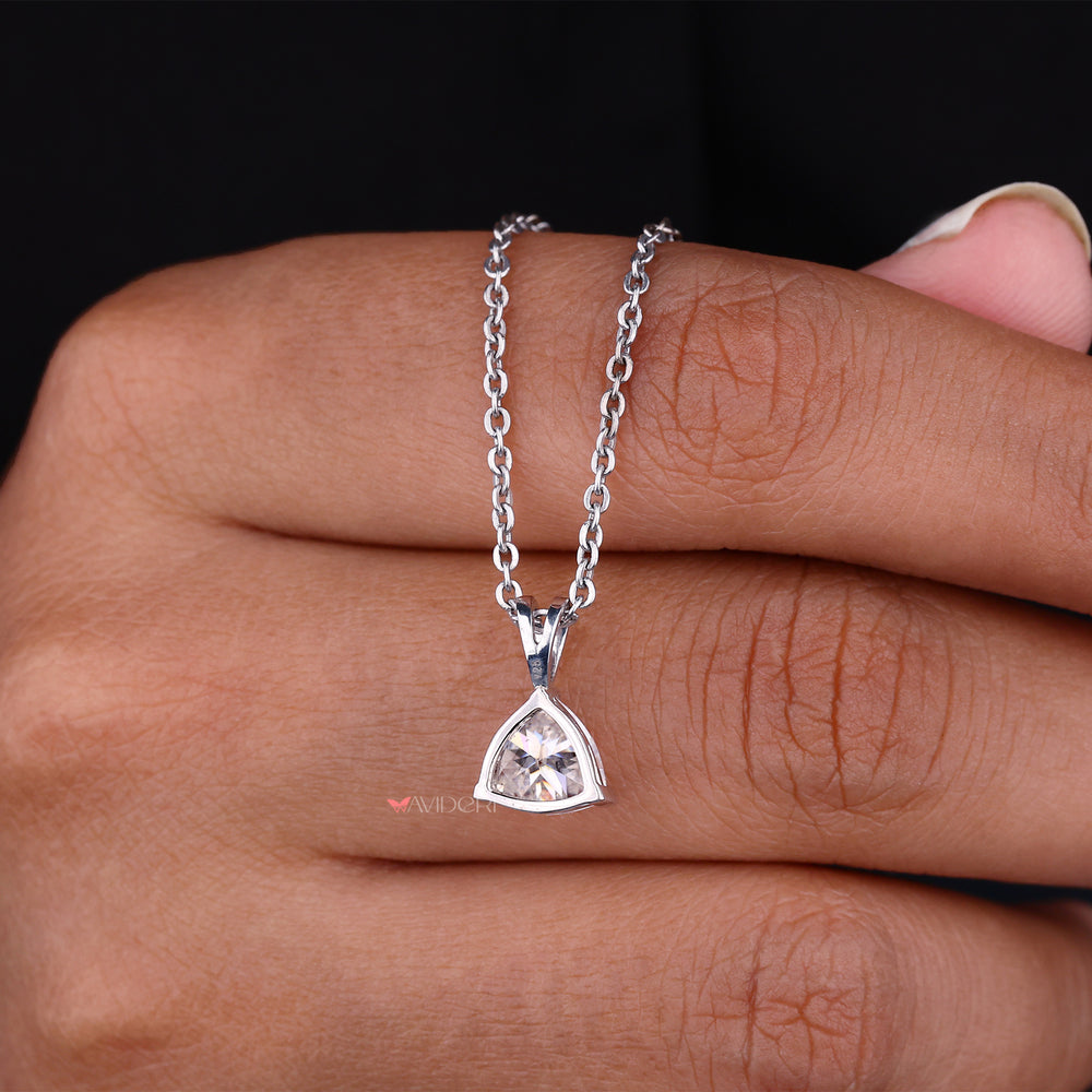White gold pendant, offering a luxurious and timeless look that complements any jewelry collection.