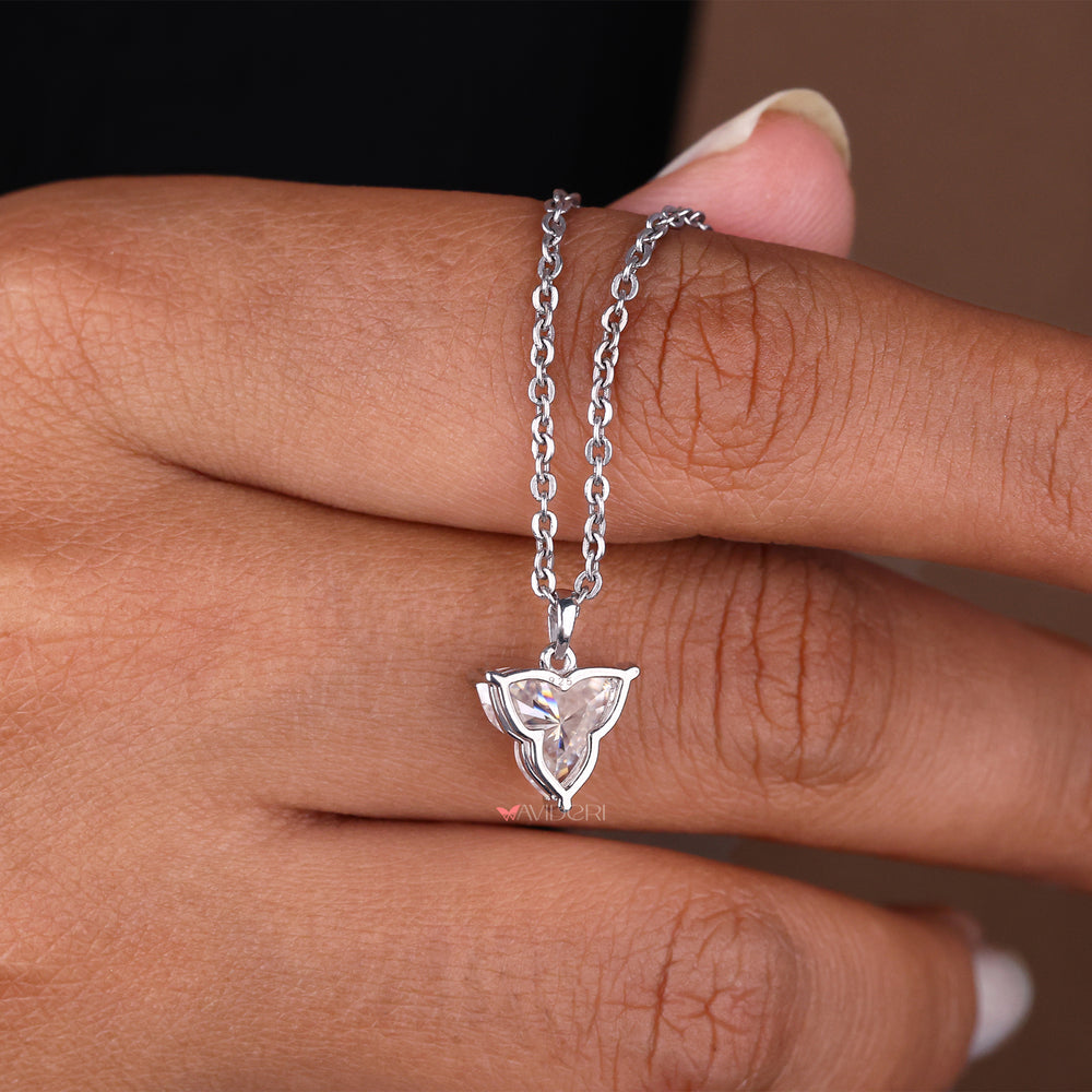Solitaire Wedding Pendant featuring a single stunning gemstone, symbolizing love and commitment.