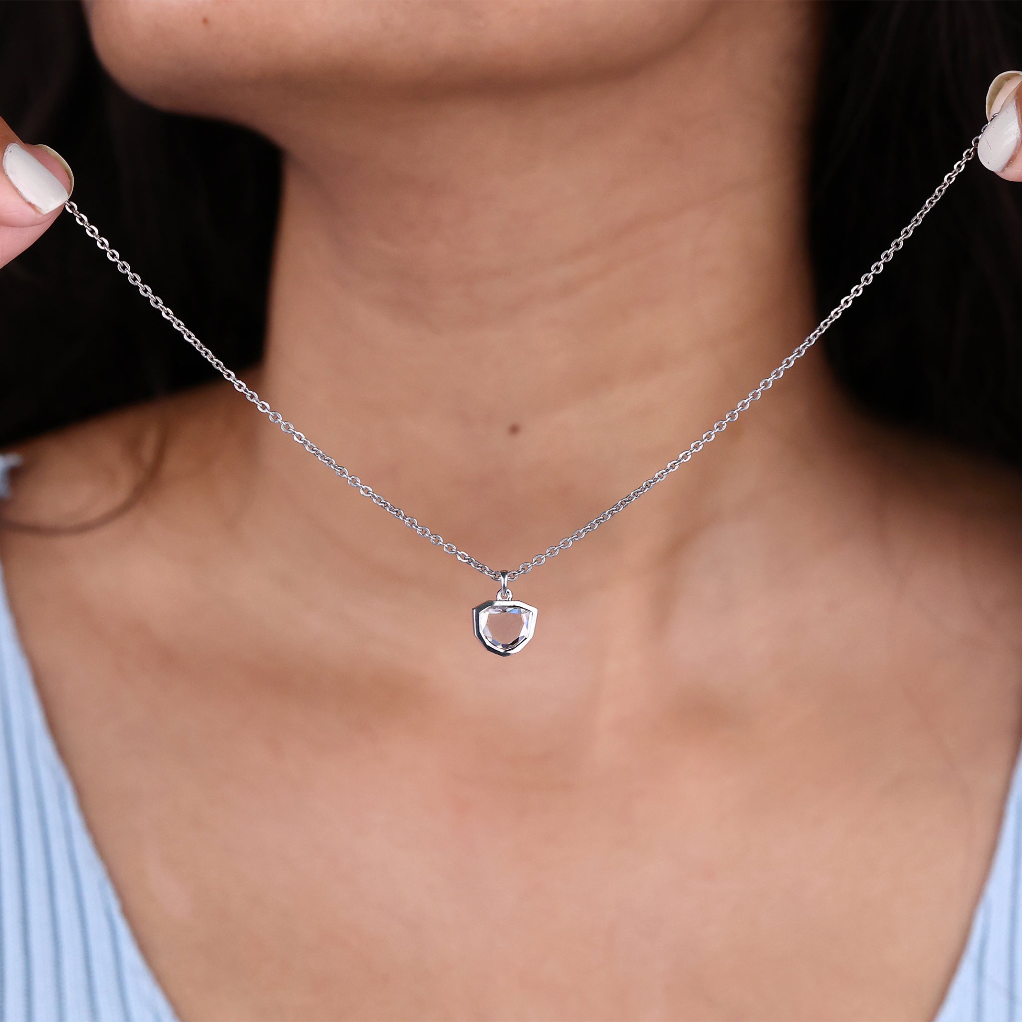 Antique Shape Customize Pendant, designed with an antique shape for a timeless, personalized touch.