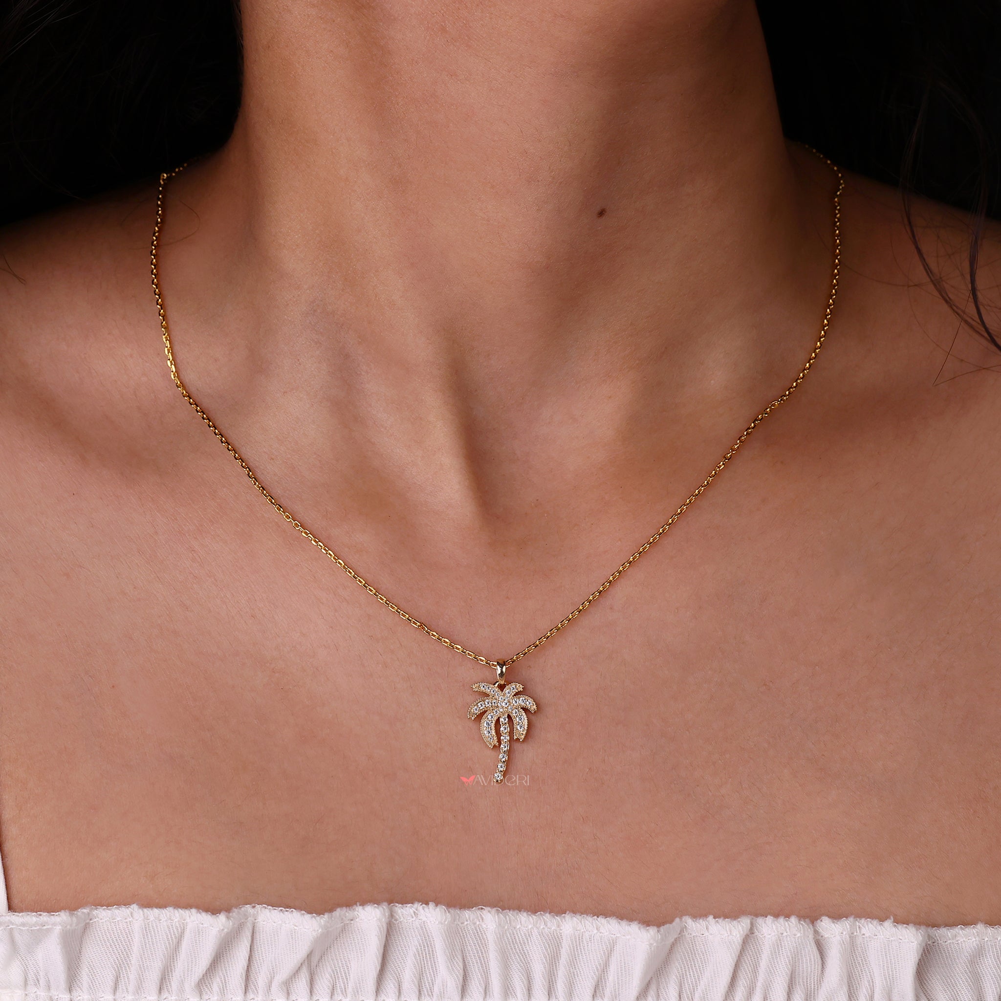 Round Moissanite Pendant, highlighting a brilliant round Moissanite stone in a sleek setting.