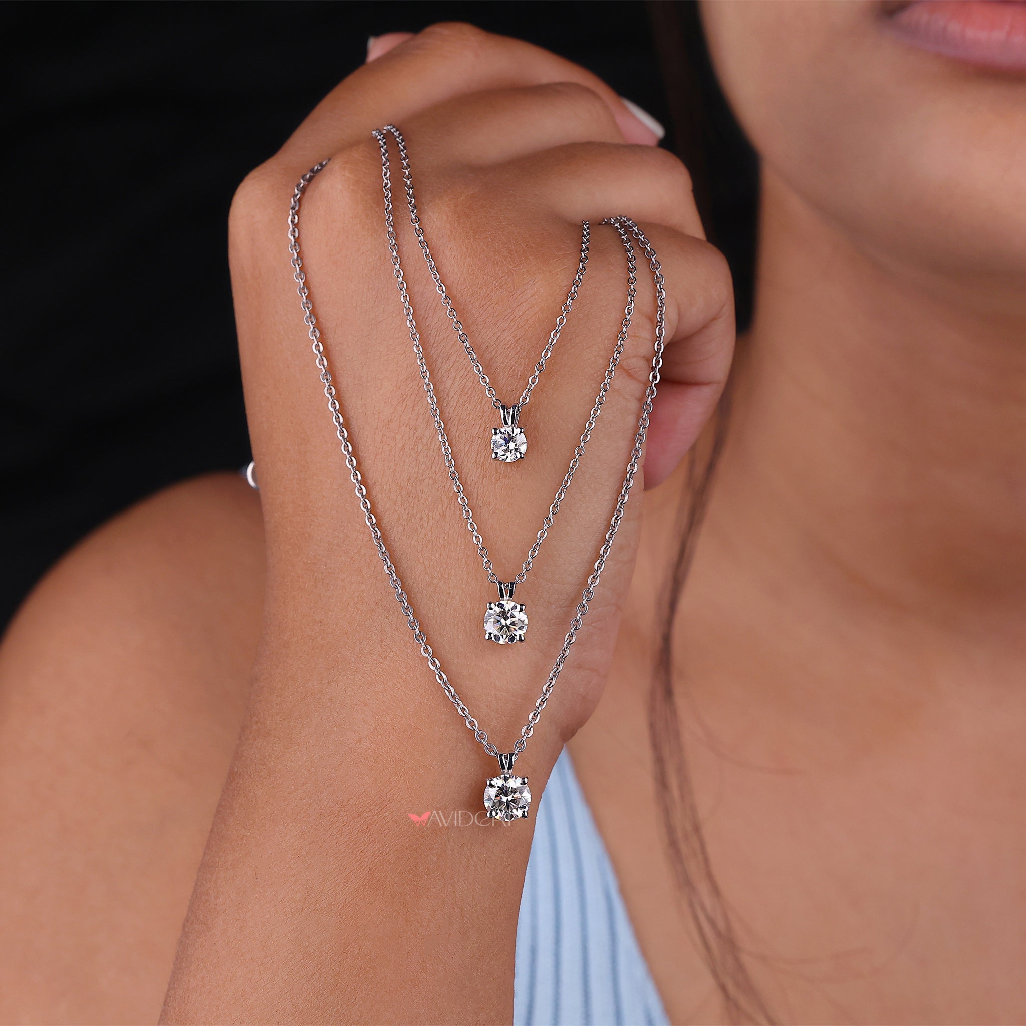 Solitaire wedding pendant crafted with care, ideal for bridal and special occasions.