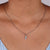 Scatter zig-zag pendant with a creative, bold pattern.