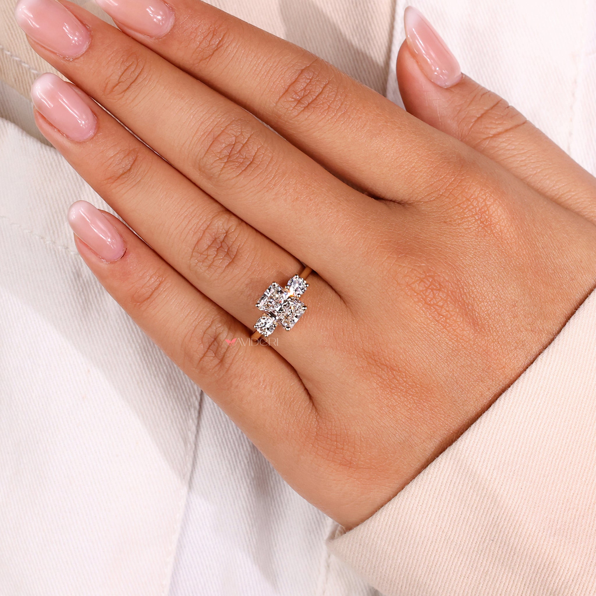 Radiant diamond ring perfect for special occasions
