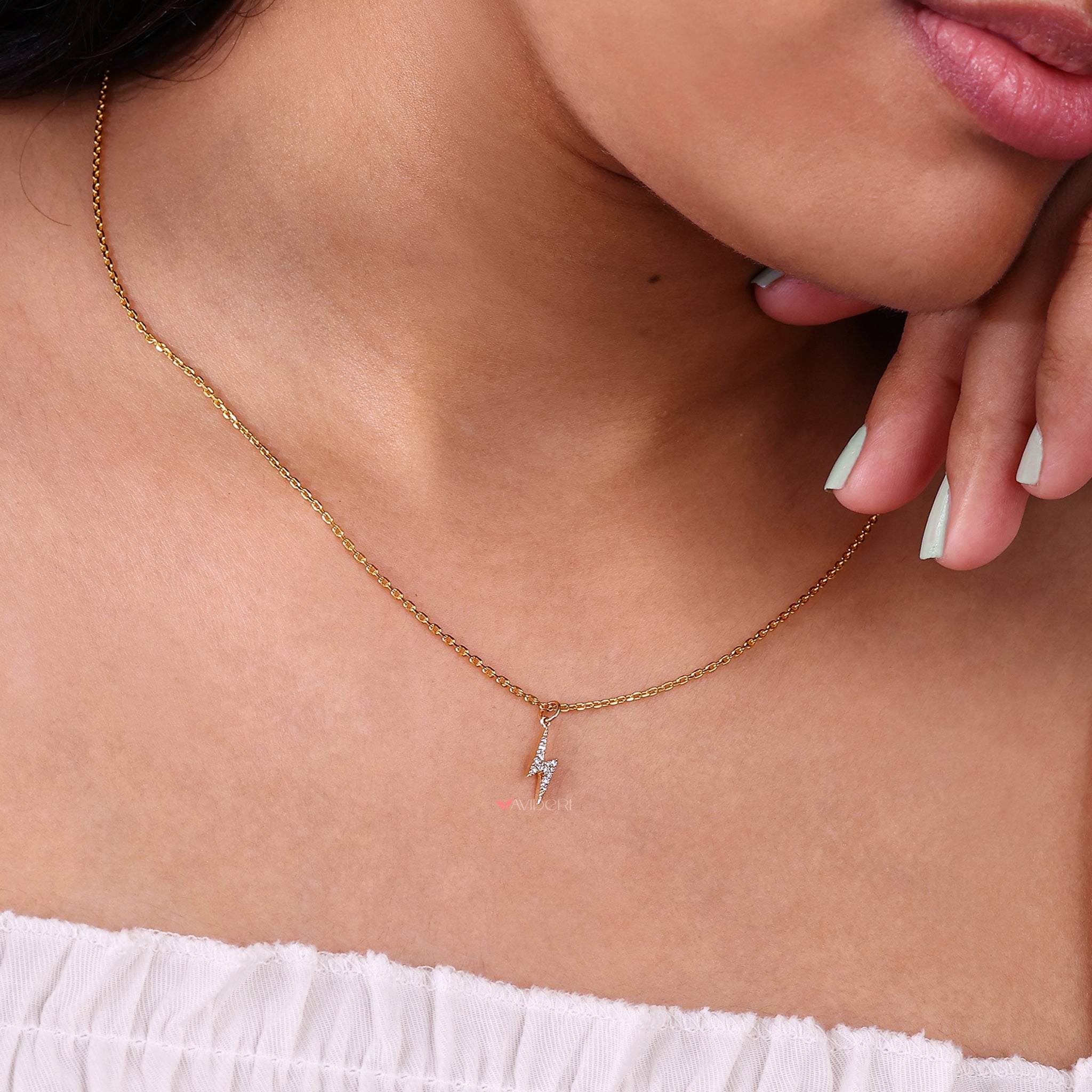 Round cut pendant featuring clean, timeless lines.