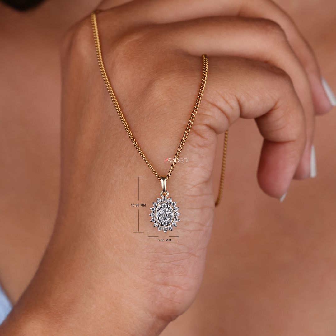 Anniversary gift pendant with a thoughtful design.