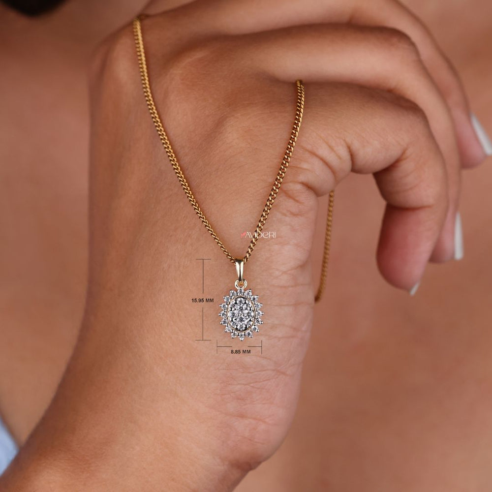 Anniversary gift pendant with a thoughtful design.