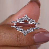 Round Cut Wedding Band - Wrap Guard