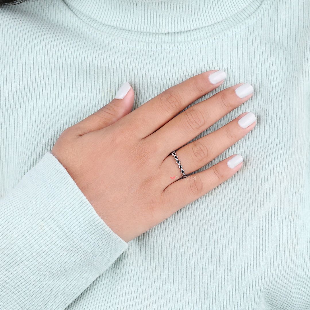Buy Moissanite Eternity Band – Round Shaped