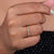 Rose gold wedding band adds warmth and sophistication with a sleek, polished finish.
